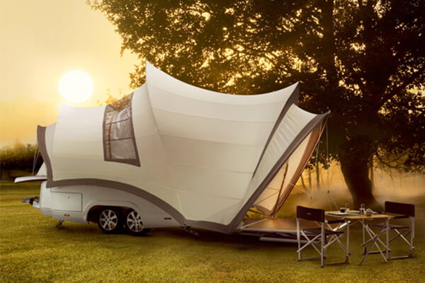 Тентовая ткань для создания арочной конструкции палатки