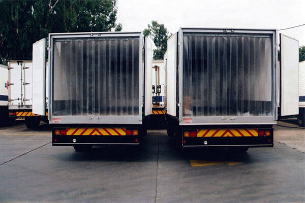 Применение энергосберегающих завес ПВХ в авторефрижераторах